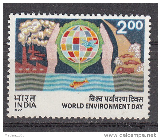 INDIA, 1977,   World Environment Day, , MNH, (**) - Ungebraucht