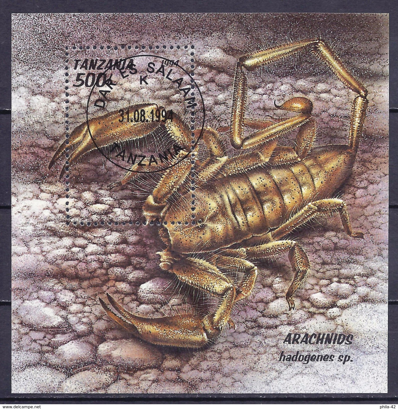 Tanzania 1994 - Scorpion ( Mi B 255  - YT BF 239 ) - Spiders