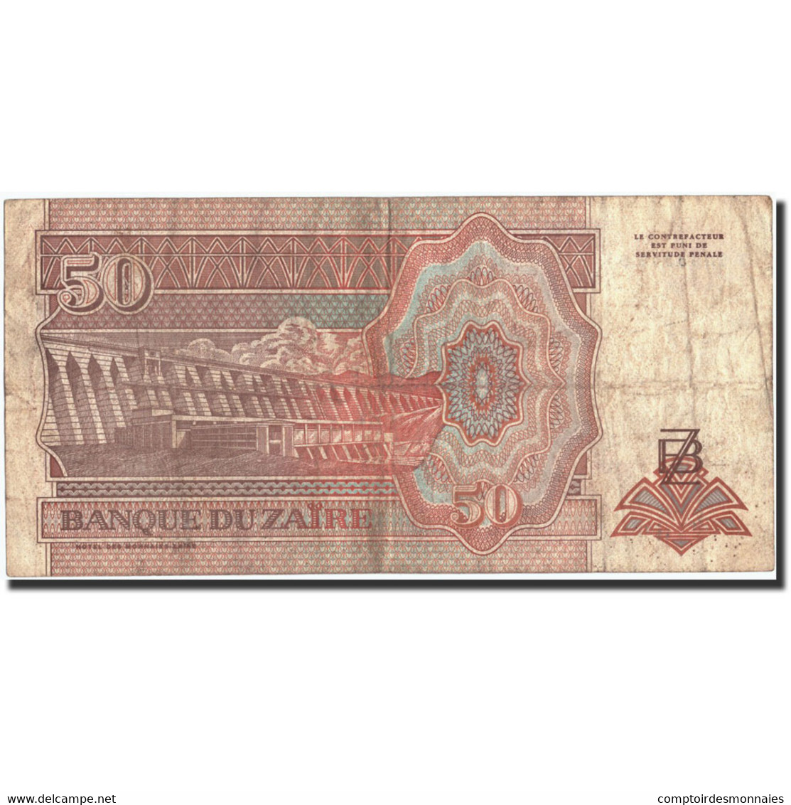 Billet, Zaïre, 50 Nouveaux Zaïres, 1993, 1993-06-24, KM:57, TB - Zaïre