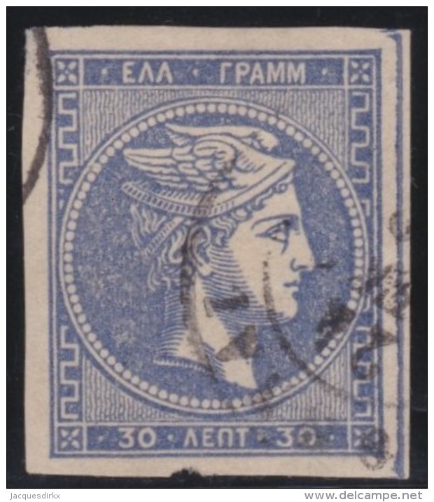 Greece    .    Yvert   .     53    .     1876 -82           .   O    .   Gebruikt   .   /     .   Cancelled - Gebruikt