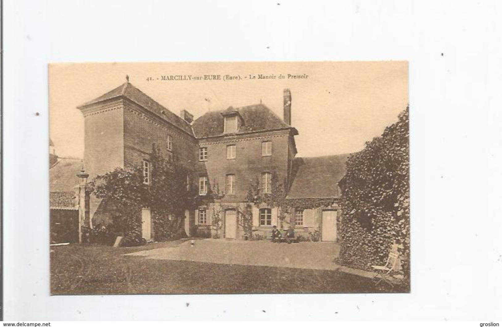 MARCILLY SUR EURE (EURE) 41 LE MANOIR DU PRESSOIR 1936 - Marcilly-sur-Eure