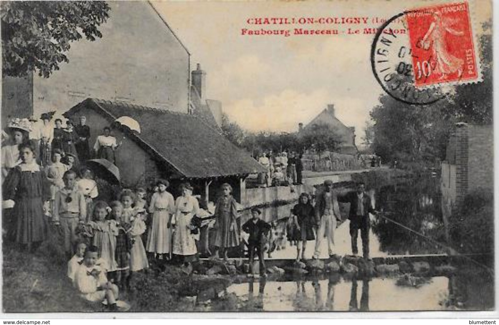 CPA Loiret Département 45 Circulé Chatillon Coligny Lavoir - Chatillon Coligny