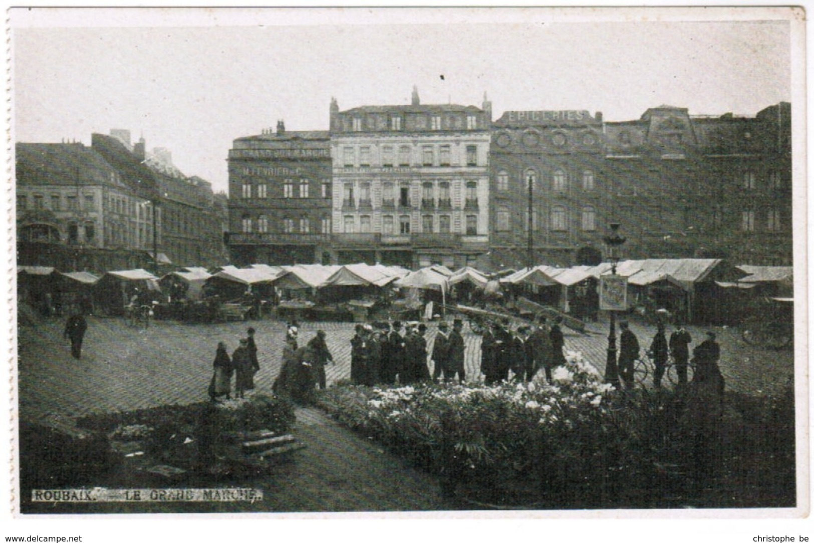 CPA Roubaix, Le Grand Marché (pk35240) - Roubaix