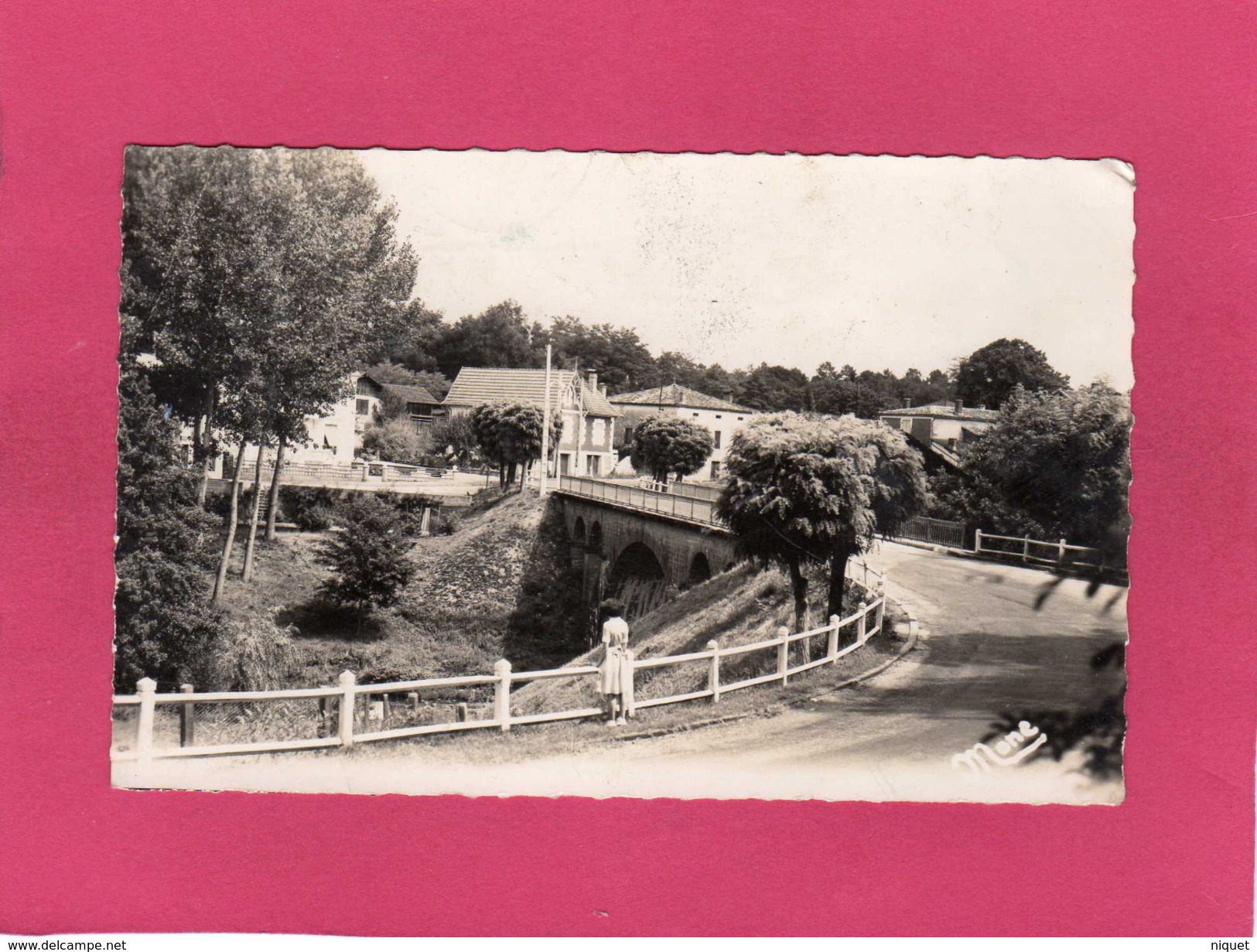 40 LANDES, SORE, Le Pont De La Leyre, Animée, 1951, (Delrorbe) - Sore