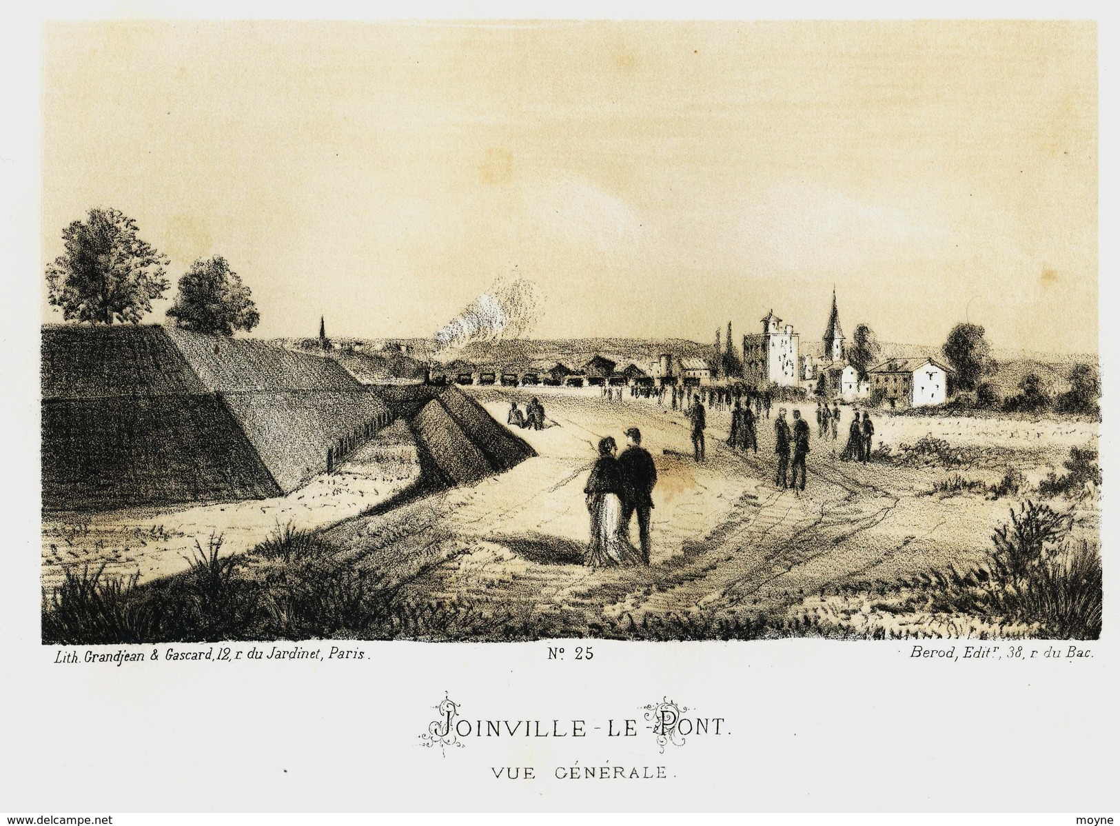 Litho  JOINVILLE LE PONT  - SIEGE De PARIS  1871 - Col.Garde Nationale Mobile De La Seine 7éme Bat.- Militaria - Other & Unclassified