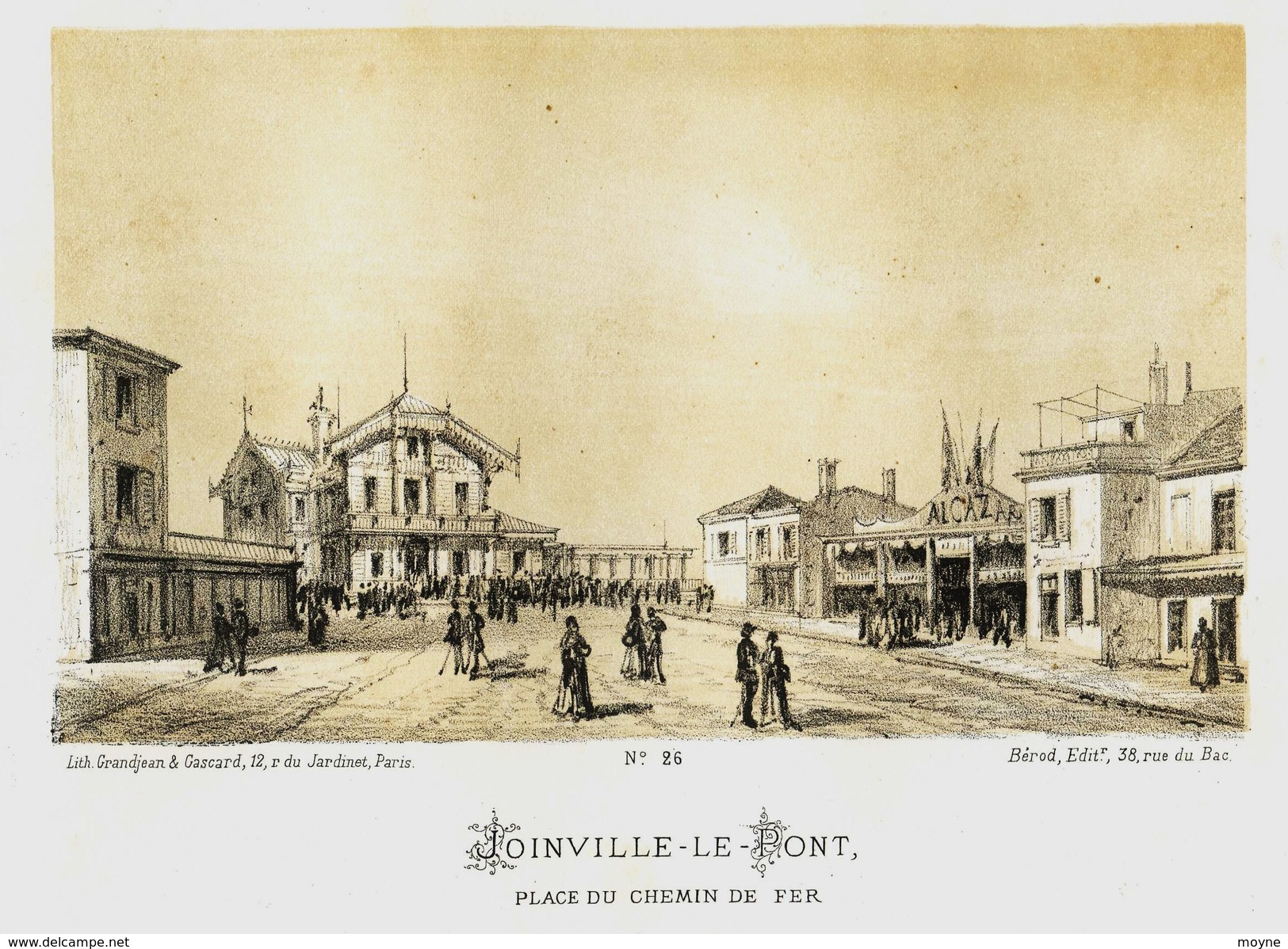 Litho  JOINVILLE LE PONT  2  - SIEGE De PARIS  1871 - Col.Garde Nationale Mobile De La Seine 7éme Bat.- Militaria - Altri & Non Classificati