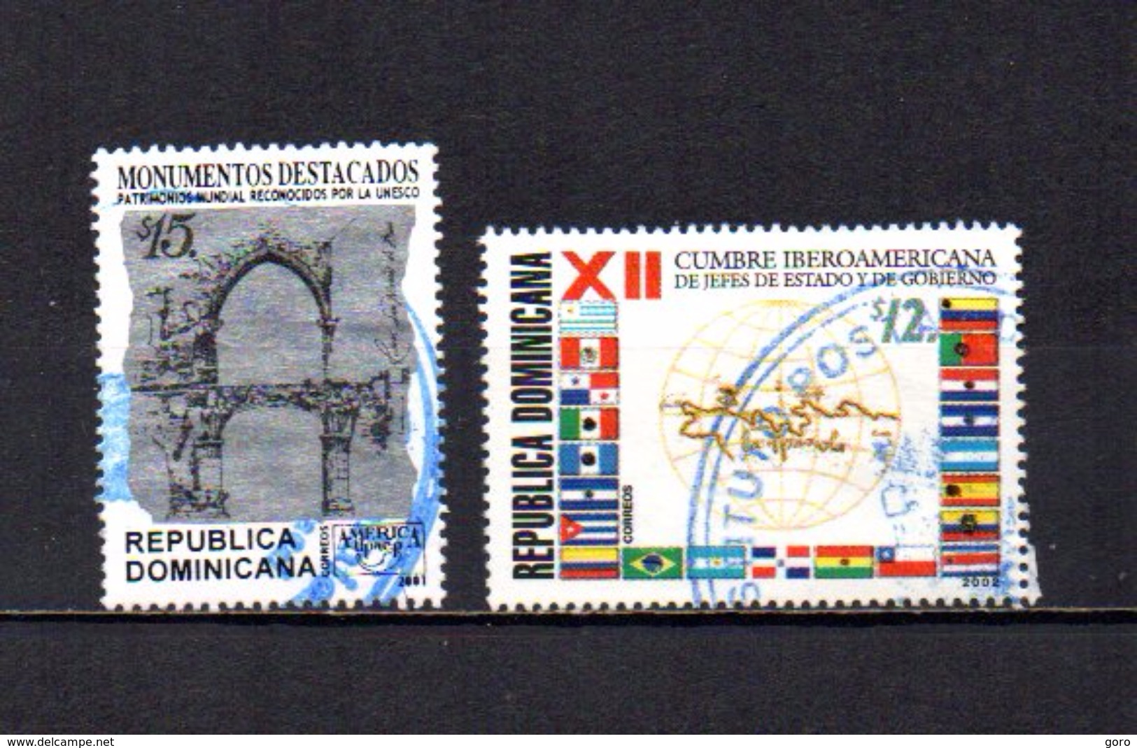 República Dominicana   2001-02  .-  Y&T Nº   1470-1474 - Dominican Republic