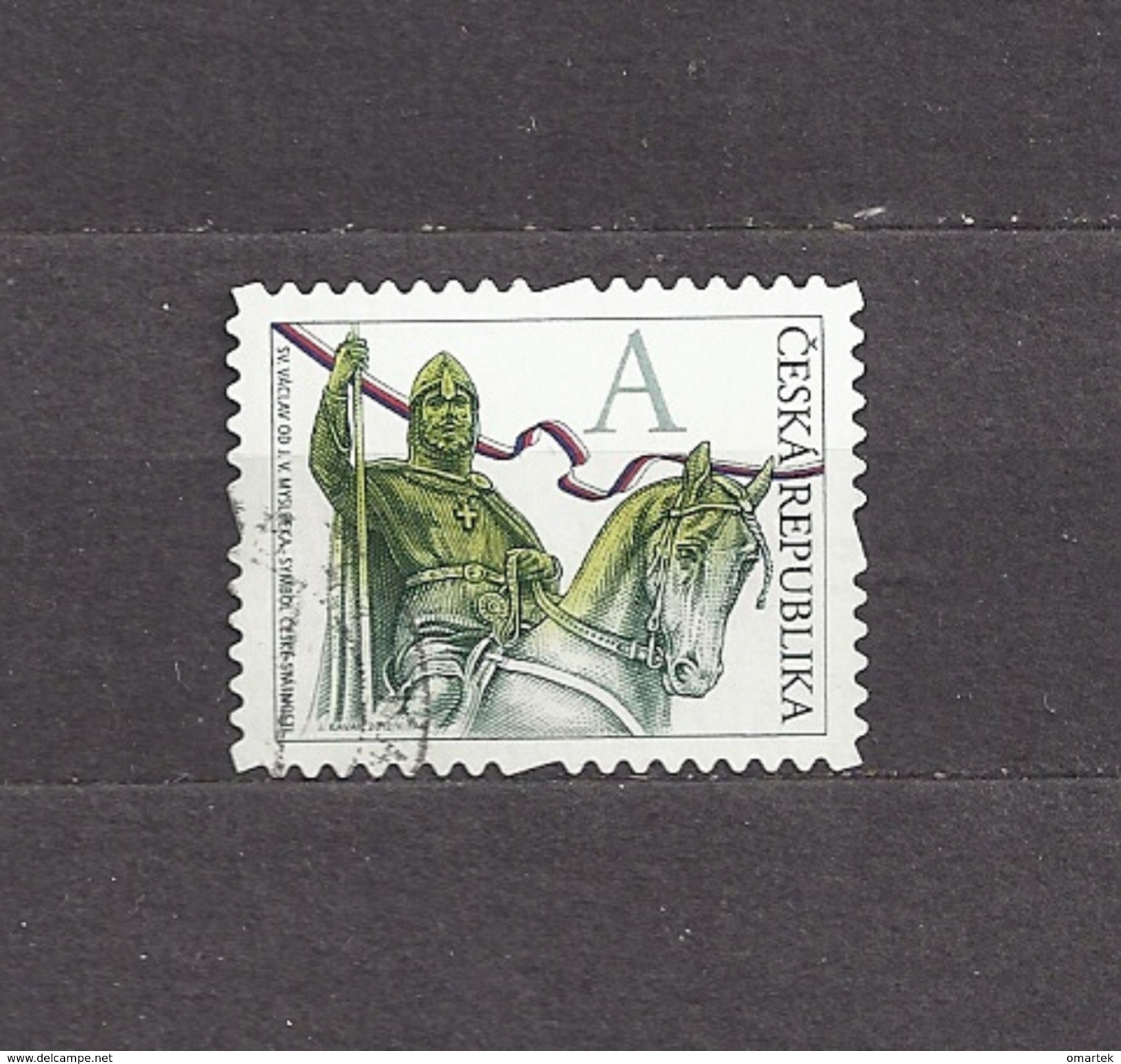 Czech Republic 2012 Gest ⊙ Mi 723 Sc 3536 St. Wenceslas. The Stamp Portrays J.V. Myslbek C8 - Used Stamps