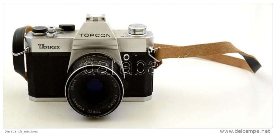 Topcon Unirex EE Kamera Tokyo Kogaku 1:2,8 F=50mm Objekt&iacute;vvel, T&aacute;vkiold&oacute;val +... - Macchine Fotografiche