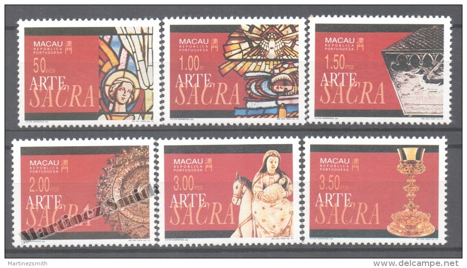 Macao 1994 Yvert 742-47, Sacred Art - MNH - Nuovi