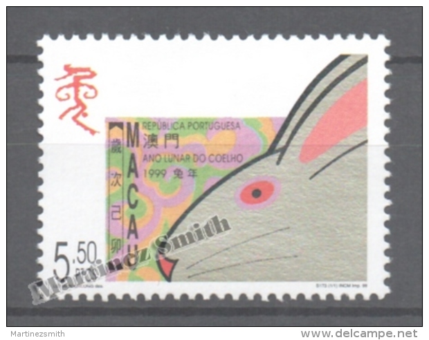 Macao 1999 Yvert 935, Lunar Year Of The Rabbit - MNH - Ungebraucht