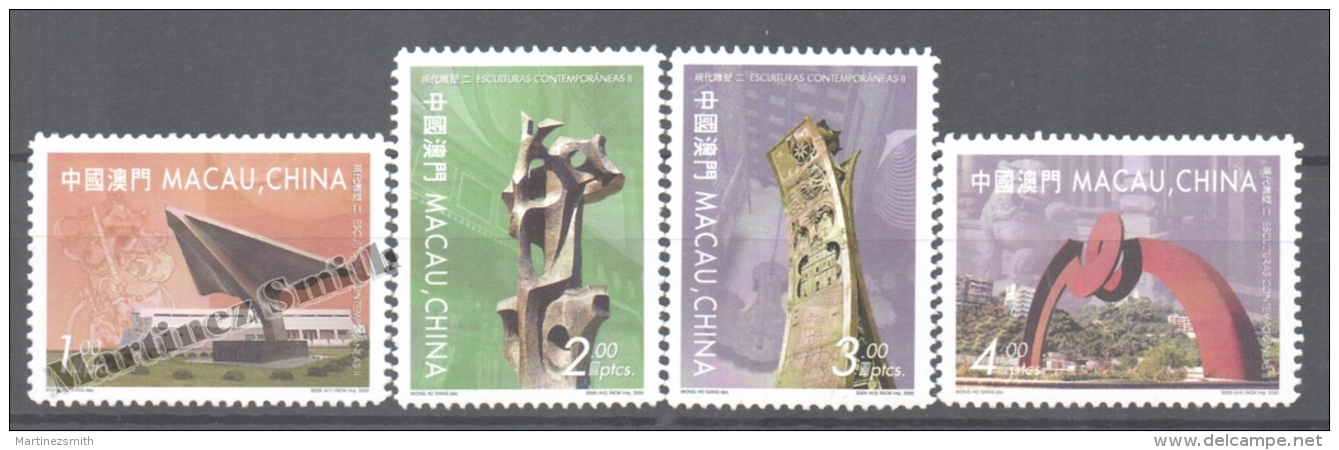 Macao 2000 Yvert 1020-23, Contemporary Sculptures - MNH - Ongebruikt