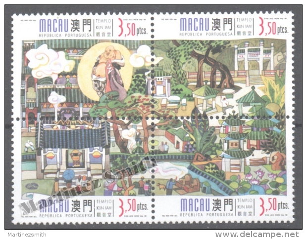 Macao 1998 Yvert 923-26, Kun Iam Temple - MNH - Ungebraucht