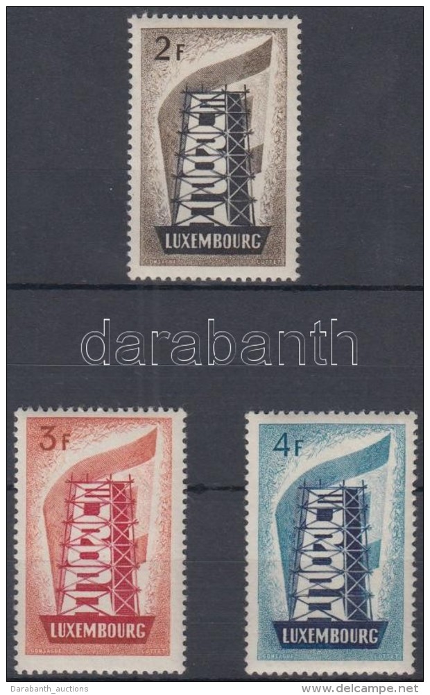 ** 1956 Europa CEPT Sor Mi 555-557 - Altri & Non Classificati