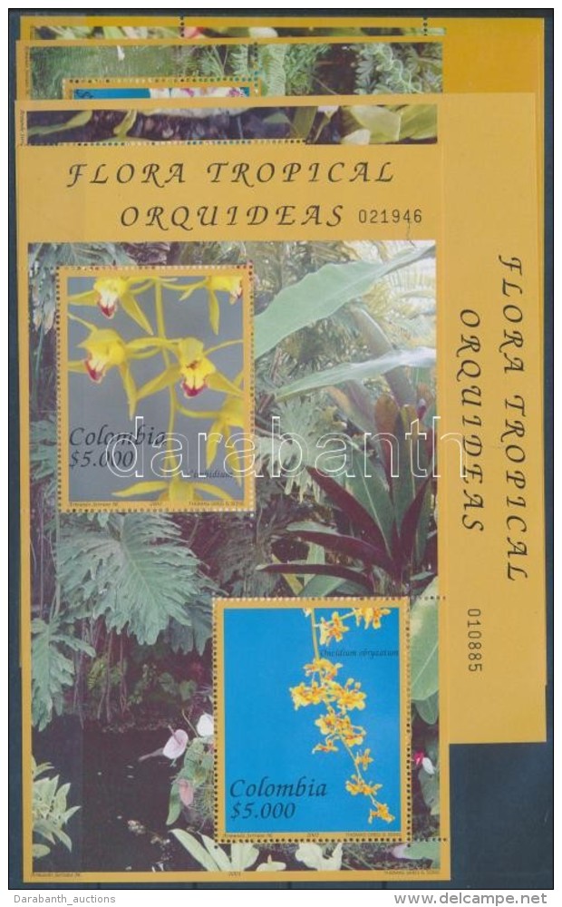 ** 2003 Orchide&aacute;k Blokksor Mi 54-57 - Altri & Non Classificati