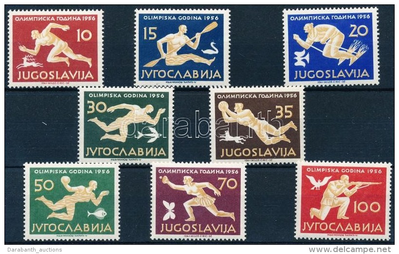 ** 1956 Ny&aacute;ri Olimpia, Melbourne Sor Mi 804-811 - Altri & Non Classificati