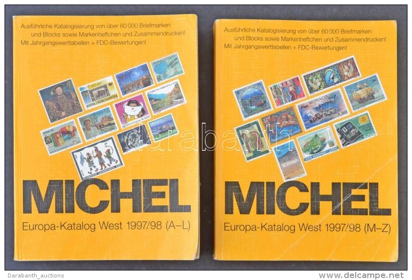 2 Db Michel Europa-Katalog West 1997/98 A-Z - Altri & Non Classificati