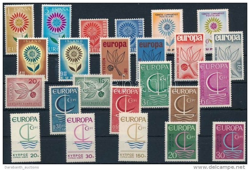 ** 1964 -1966 Europa CEPT 24 Klf B&eacute;lyeg(apr&oacute; T&ouml;r&eacute;sek, Betapad&aacute;snyom) - Altri & Non Classificati