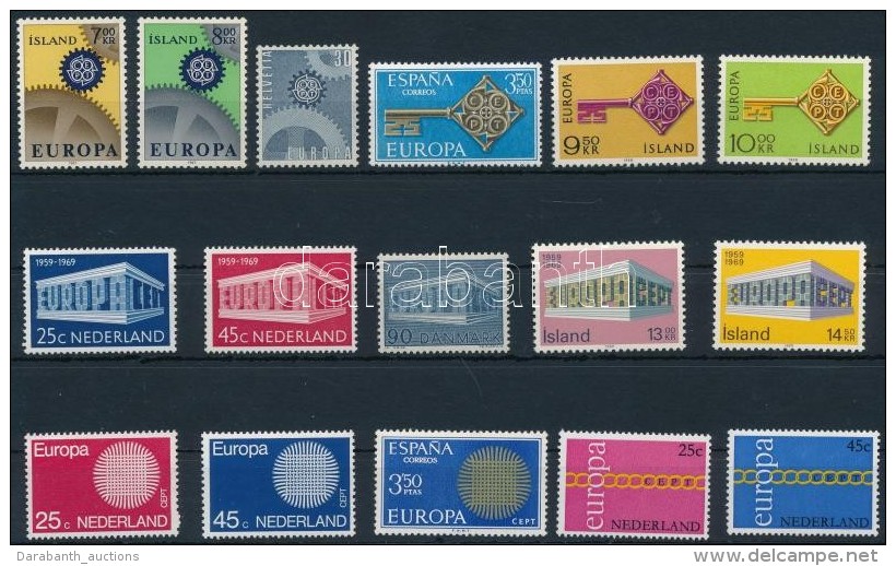 ** 1967-1971 Europa CEPT 16 Klf B&eacute;lyeg - Altri & Non Classificati