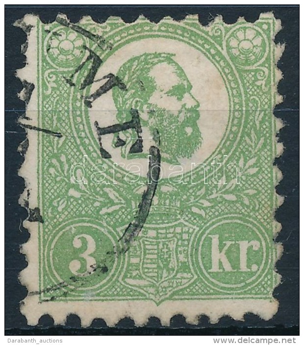 O 1871 KÅ‘nyomat 3kr '(FI)UME' (120.000) (pici Elv&eacute;konyod&aacute;s / Small Thin Paper) - Other & Unclassified