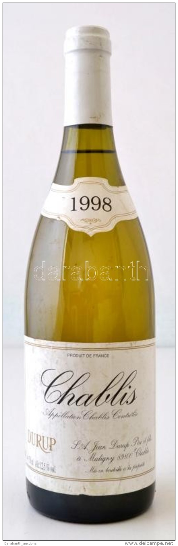 1998 Chablis, Jean Durup, Bontatlan, 0.75 L./
1998 Chablis, Jean Durup, Unopened Bottle, 0.75 L. - Altri & Non Classificati