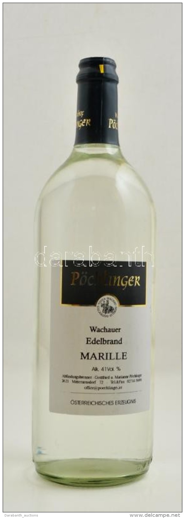 P&ouml;chlinger Wachauer Edelbrand Marille, Bontatlan, 1 L./
Unopened - Altri & Non Classificati