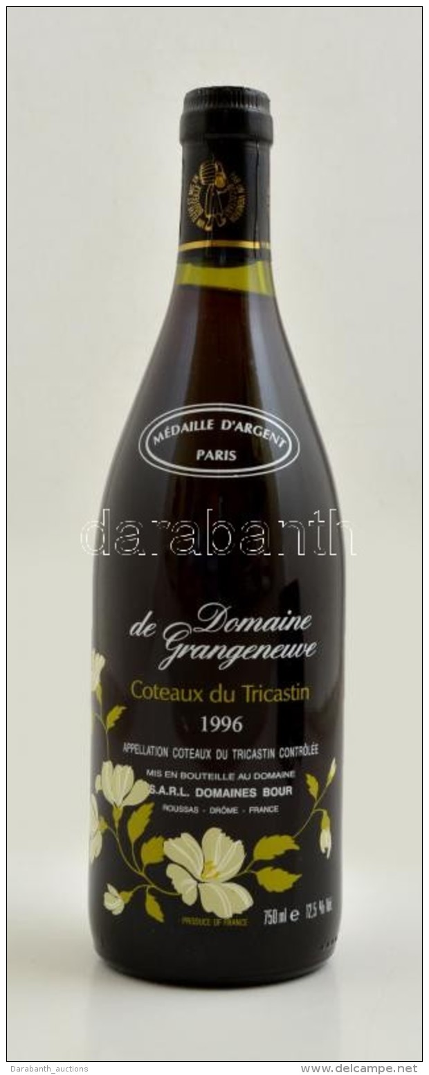 1996 Coteaux Du Tricastin, Domaine De Grangeneuve, M&eacute;daille D'Argent Paris, Bontatlan, 0.75 L./ Unopened - Altri & Non Classificati