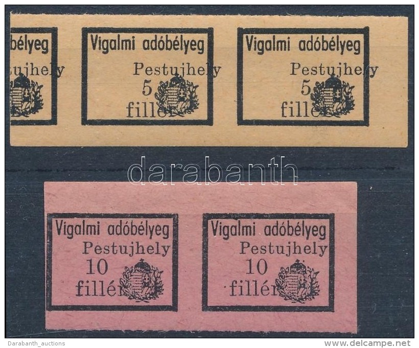 1946 Vigalmi Ad&oacute;b&eacute;lyeg 5f &eacute;s 10f P&aacute;r (5f A Harmadik B&eacute;lyeg... - Non Classificati