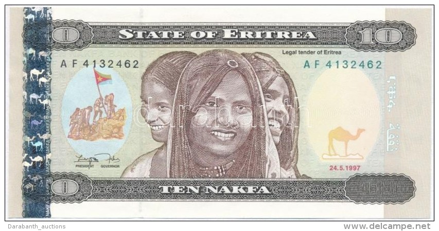 Eritrea 1997. 10N T:II
Eritrea 1997. 10 Nakfa C:XF
Krause 3 - Non Classificati