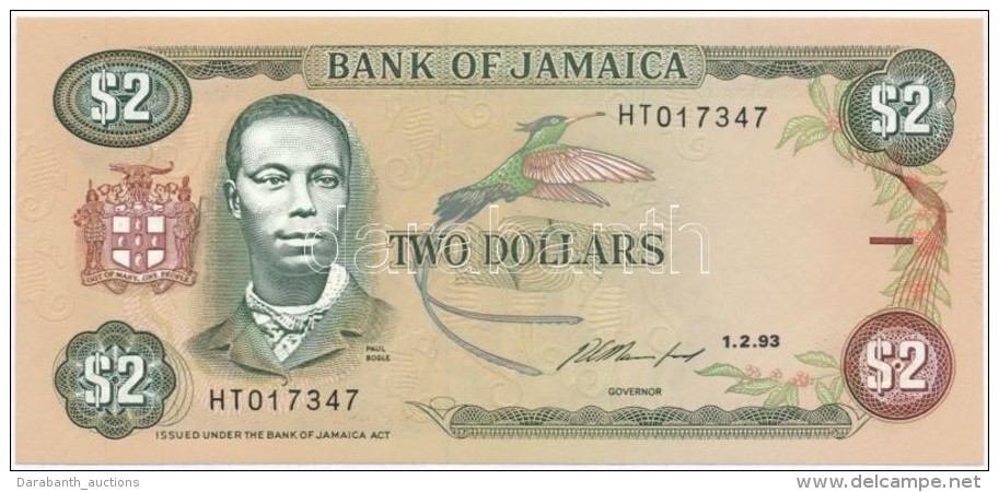 Jamaika 1993. 2$ T:I
Jamaica 1993. 2 Dollars C:UNC
Krause 69 - Non Classificati