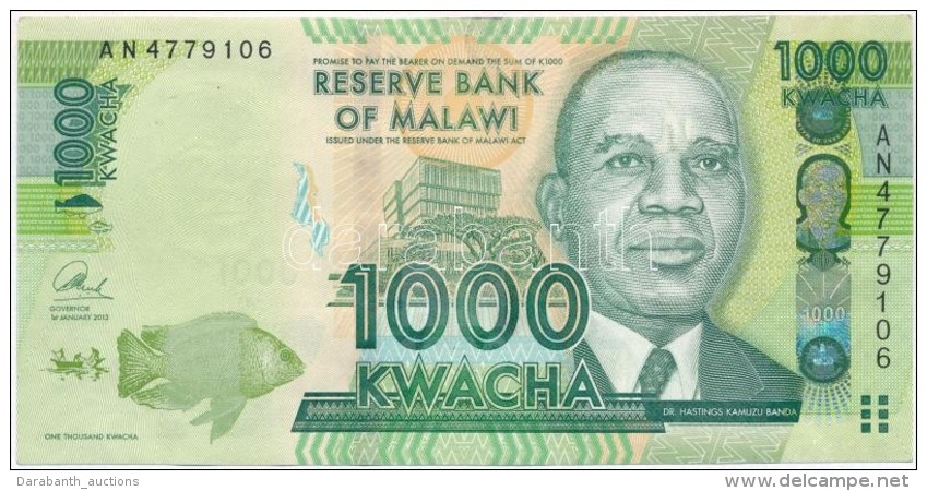 Malawi 2013. 1000K T:I-
Malawi 2013. 1000 Kwacha C:AU - Non Classificati