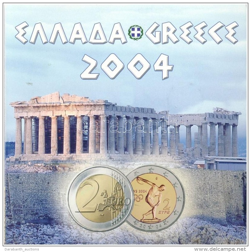 G&ouml;r&ouml;gorsz&aacute;g 2002-2004. 1c-2E (8x) Forgalmi Sor 'Olimpia' Karton Tokban T:1
Greece 2002-2004. 1... - Non Classificati