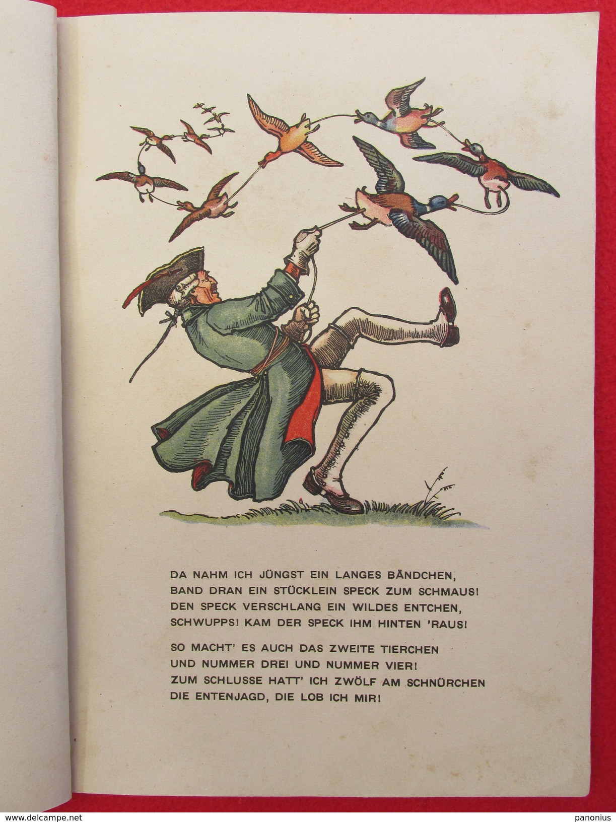 BARON VON MUNCHHAUSEN - Picture Book / Bilderbuch, Edition: Trenkler, Leipzig, Germany, Cca 1930. - Prentboeken