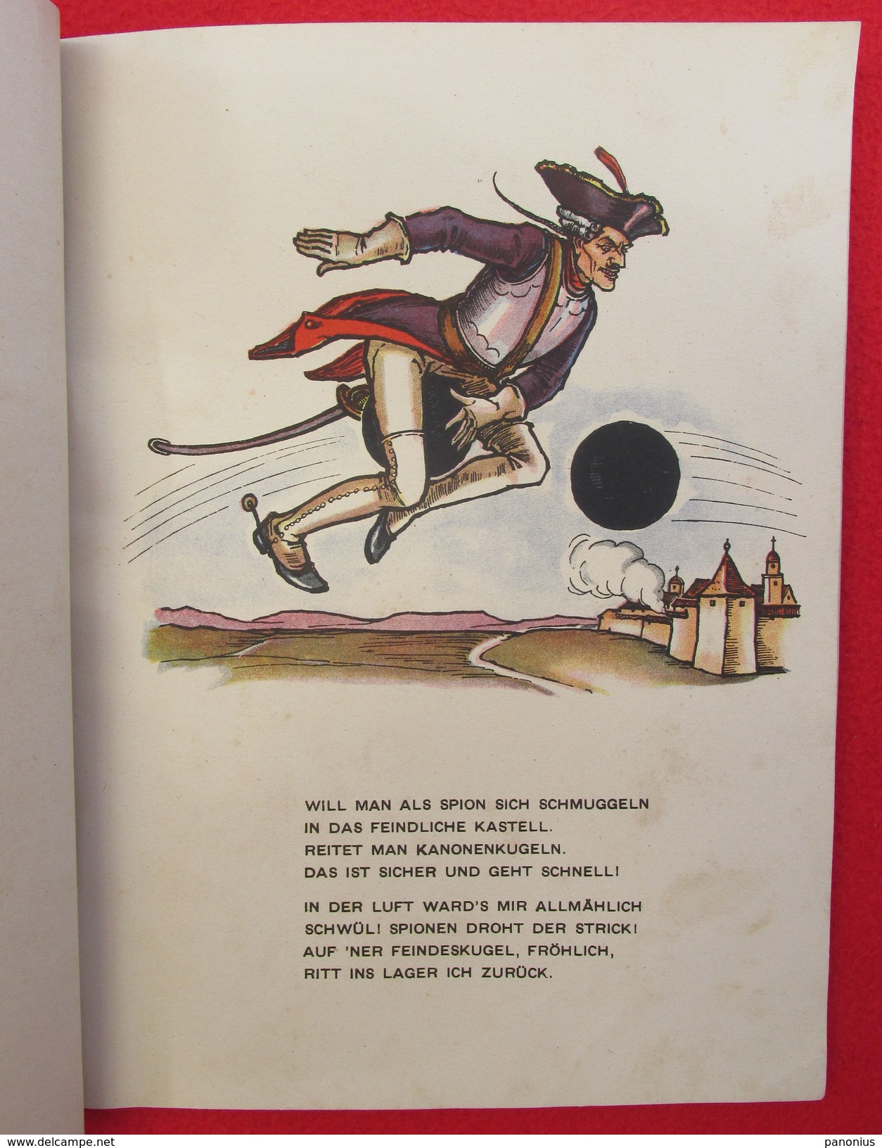 BARON VON MUNCHHAUSEN - Picture Book / Bilderbuch, Edition: Trenkler, Leipzig, Germany, Cca 1930. - Libri Di Immagini