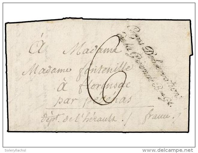 ESPA&Ntilde;A: PREFILATELIA. 1801 (6 Agosto). EJ&Eacute;RCITOS FRANCESES.  SALAMANCA A FRANCIA. Marca... - Other & Unclassified