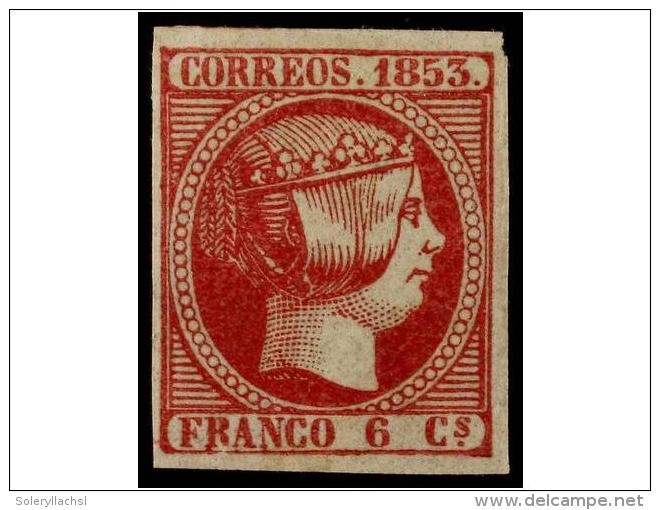 (*) ESPA&Ntilde;A. Ed.17. 6 Cuartos Carm&iacute;n. PIEZA DE LUJO. Cert. GRAUS. Cat. 610&euro;. - Autres & Non Classés