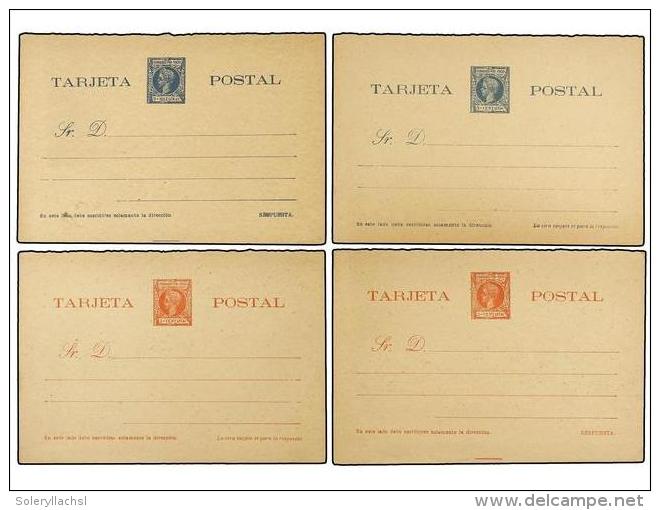 COLONIAS ESPA&Ntilde;OLAS: FERNANDO POO. Enteros Postales De 5 Mils. (respuesta), 3 Ctvos. (ida) Y... - Autres & Non Classés