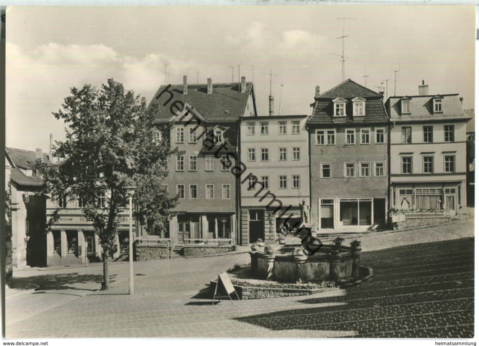 Pößneck - Markt - Foto-Ansichtskarte - Poessneck