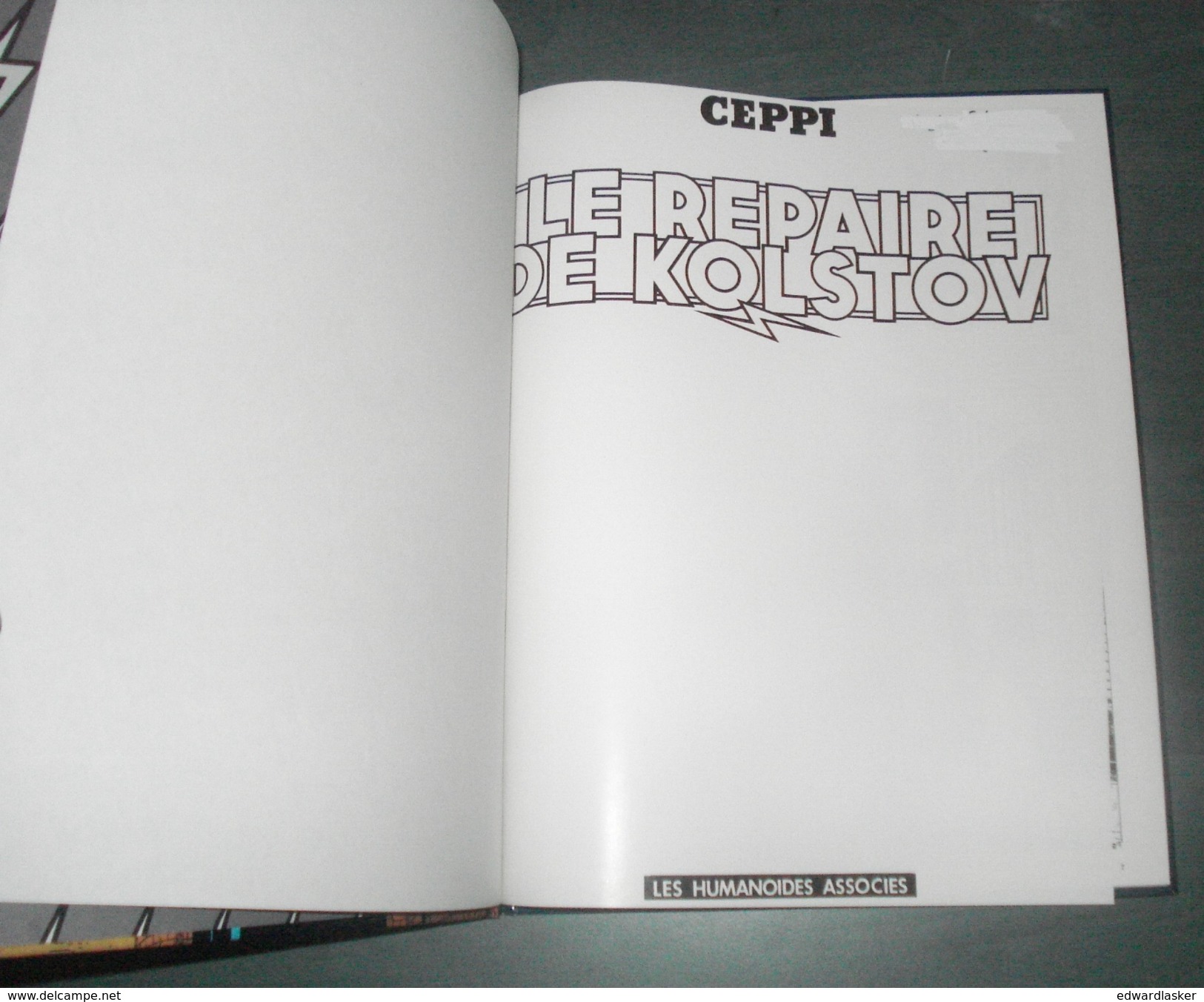 LE REPAIRE DE KOLSTOV //Ceppi - EO Humanoïdes Associés Janvier 1980 - Très Bon état [1] - Stéphane Clément