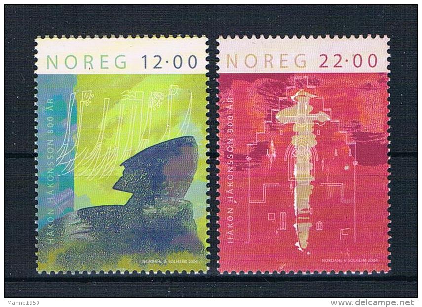 Norwegen 2004 König Häkon Mi.Nr. 1505/06 Kpl. Satz ** - Ungebraucht