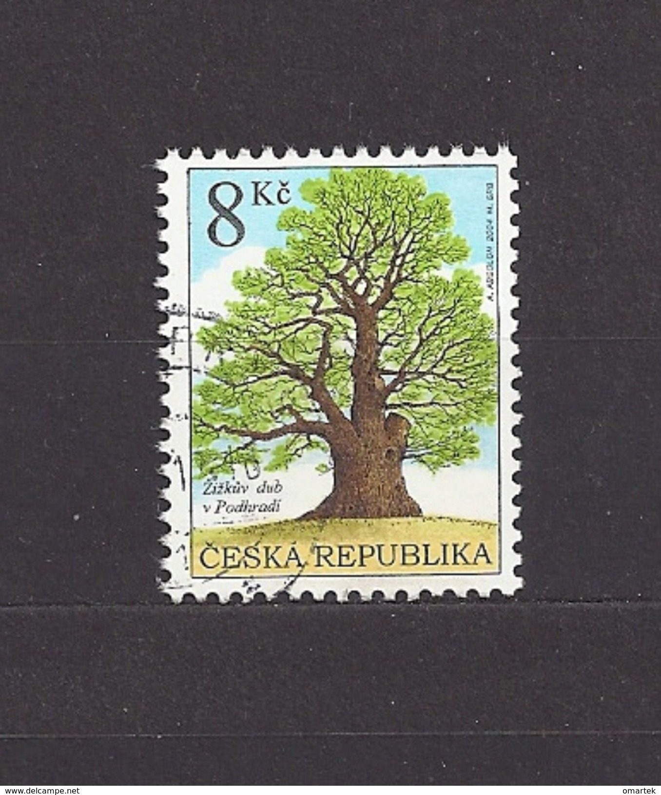 Czech Republic Tschechische Republik 2004 ⊙ Mi 411 Sc 3249 Zizka's Oak, Podhradi. Geschützte Bäume. C1 - Used Stamps