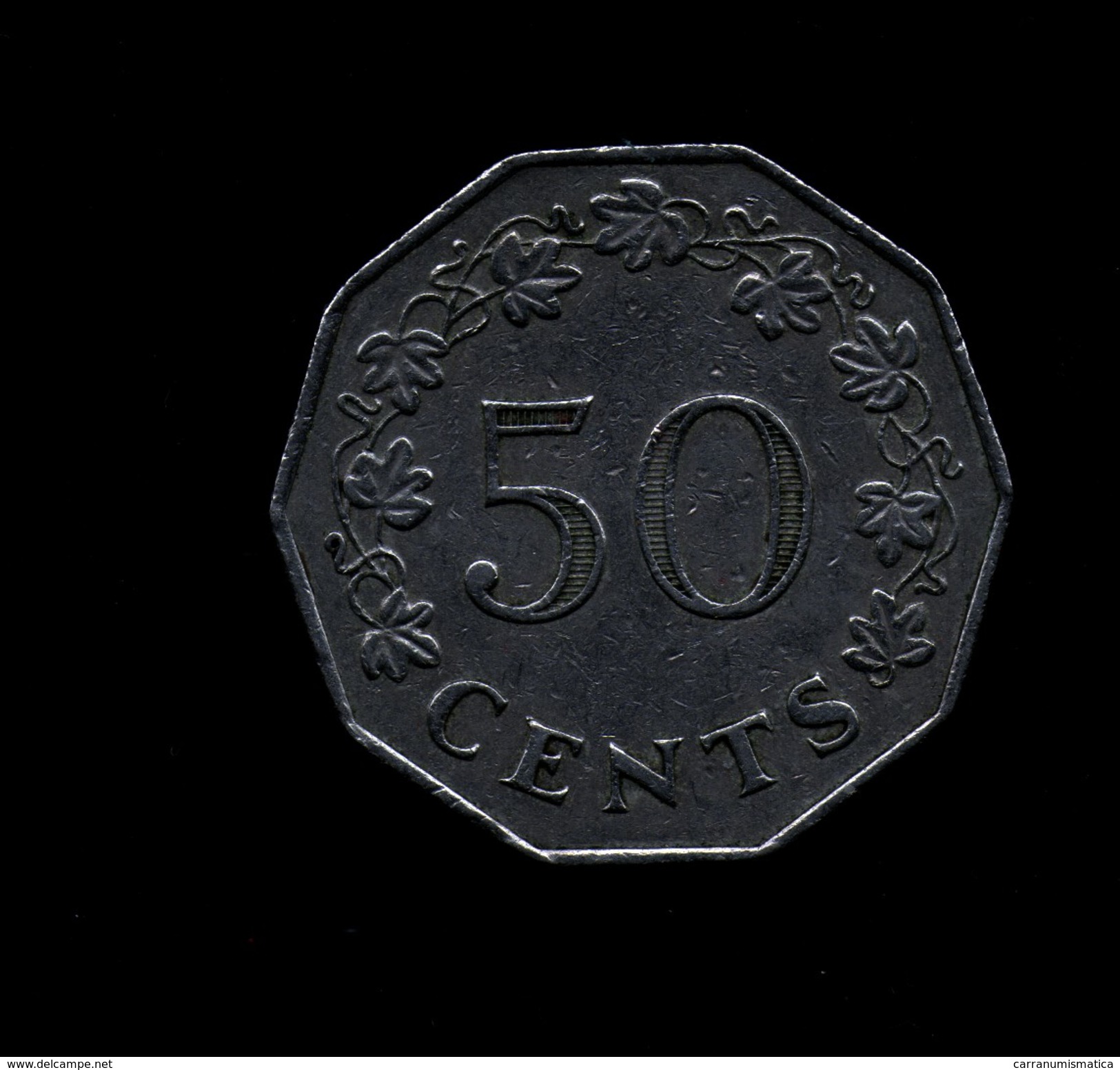 MALTA 50 CENTS 1972 - Malta