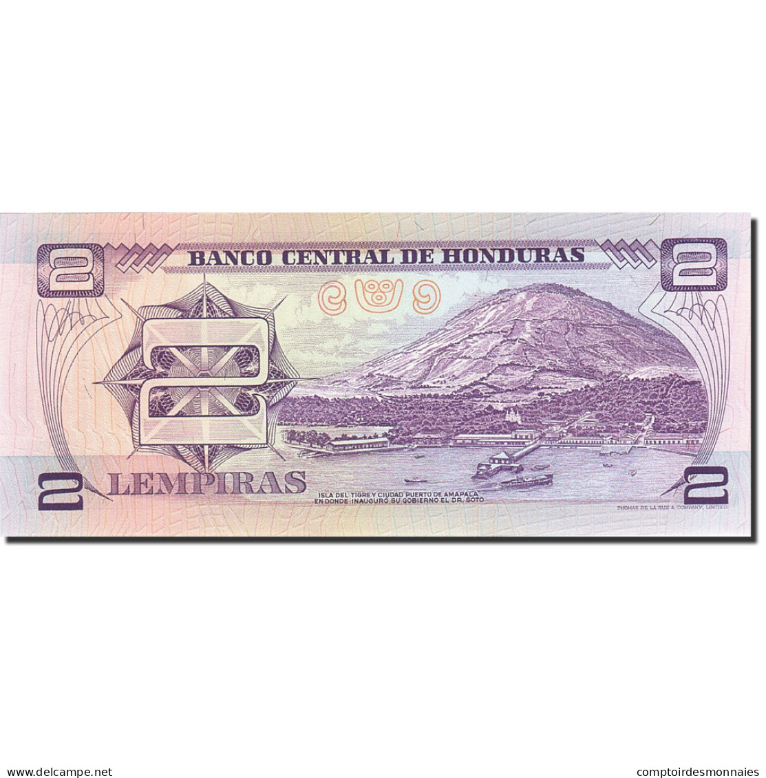 Billet, Honduras, 2 Lempiras, 1976, 1976-09-23, KM:61, NEUF - Honduras