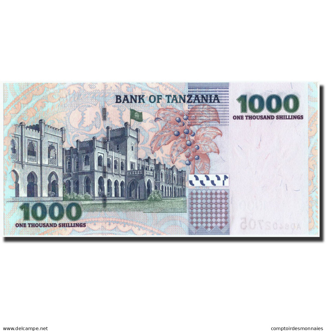 Billet, Tanzania, 1000 Shilingi, Undated (2000), Undated, KM:36b, NEUF - Tanzanie