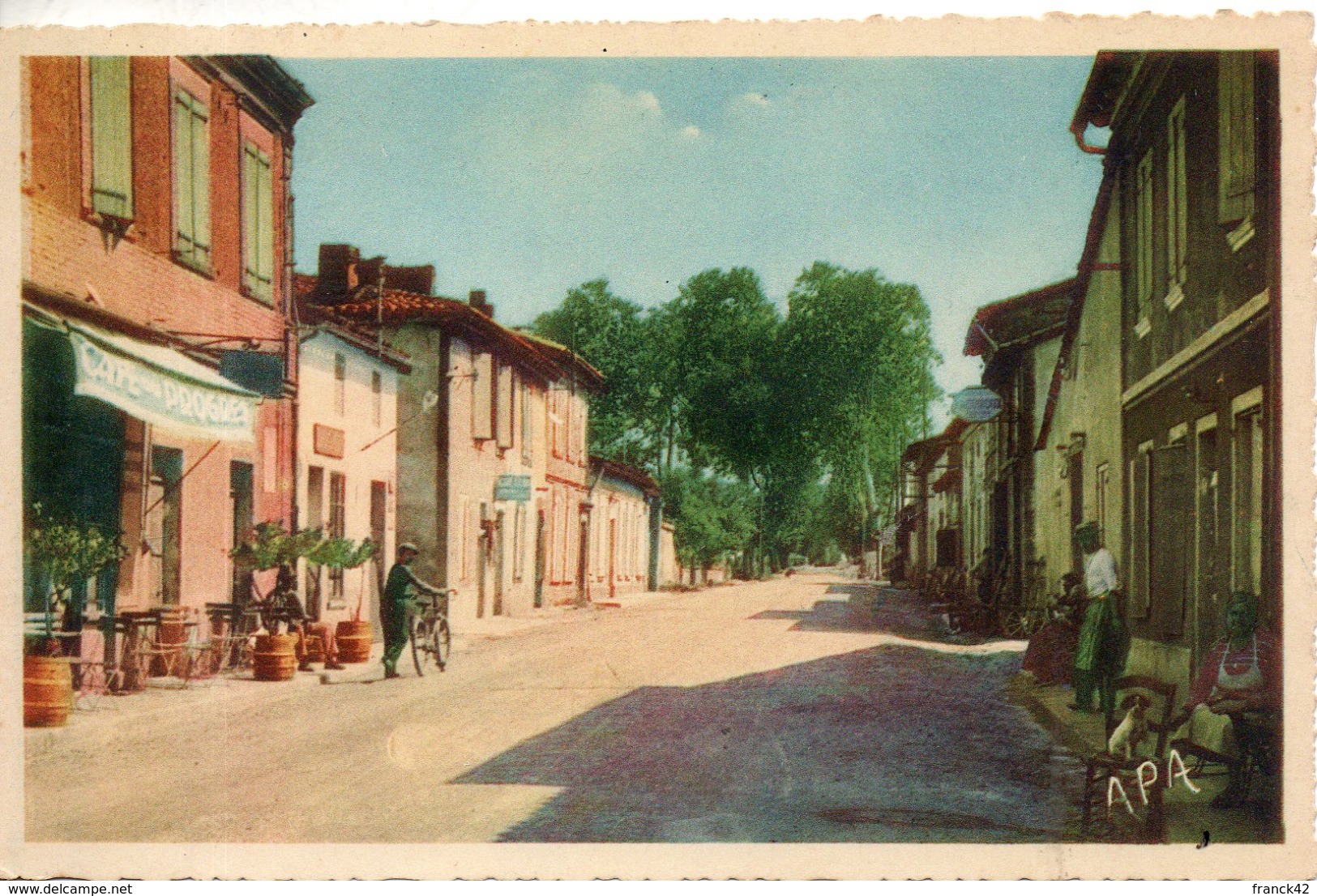 82. Labastide Saint Pierre. La Rue Principale - Labastide Saint Pierre