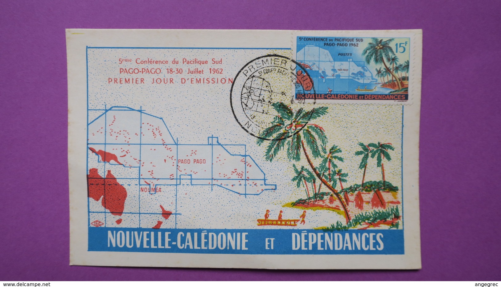 FDC  Nouvelle-Calédonie N° 305  En Date Du 26 Janvier 1962   Oblitéré  TBE - FDC