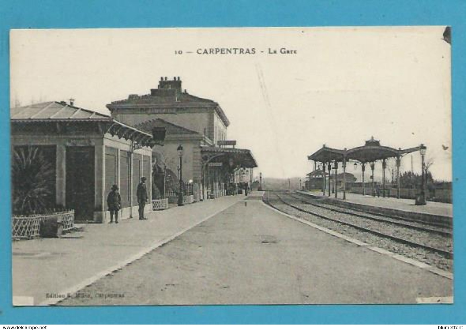 CPA 10 - Chemin De Fer Train La Gare CARPENTRAS 84 - Carpentras