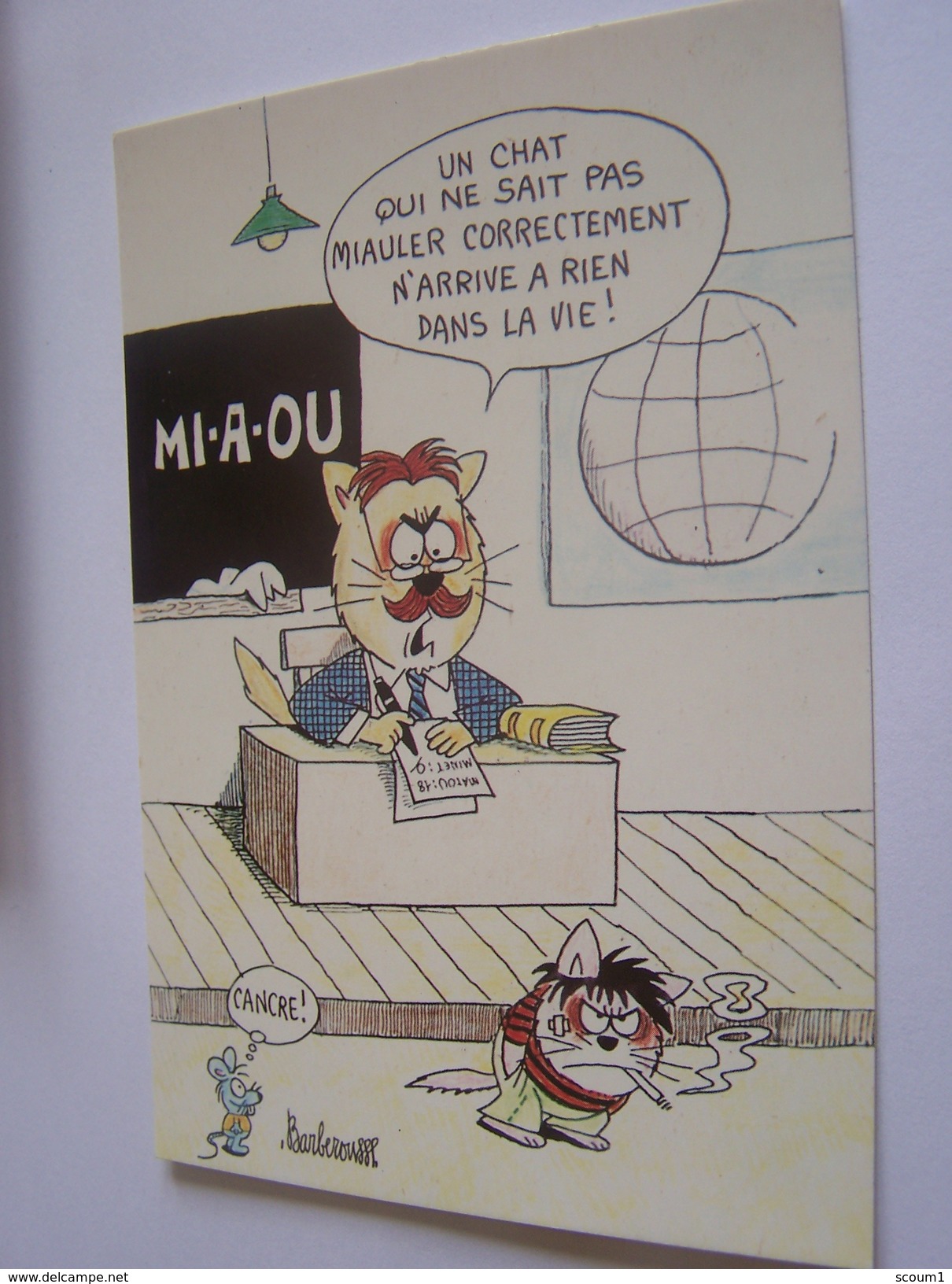 Un Chat Qui Ne Sait Pas Miauler Correctement N'arrive à Rien D ! ...- Livre De Jean Charles " Les Nouveaux Cancres" N°G8 - Barberousse