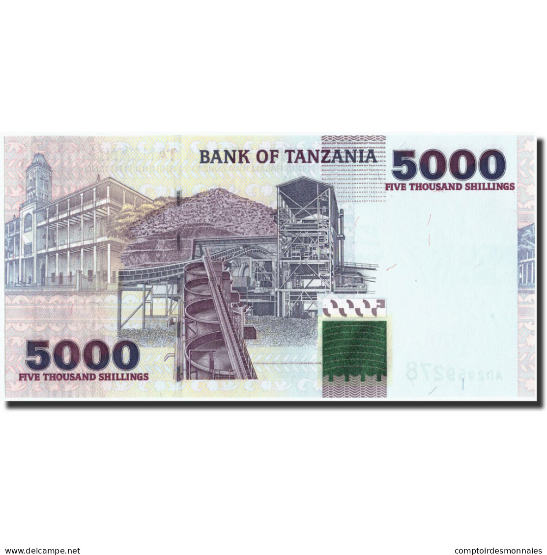 Billet, Tanzania, 5000 Shilingi, Undated (2003), Undated, KM:38, NEUF - Tansania