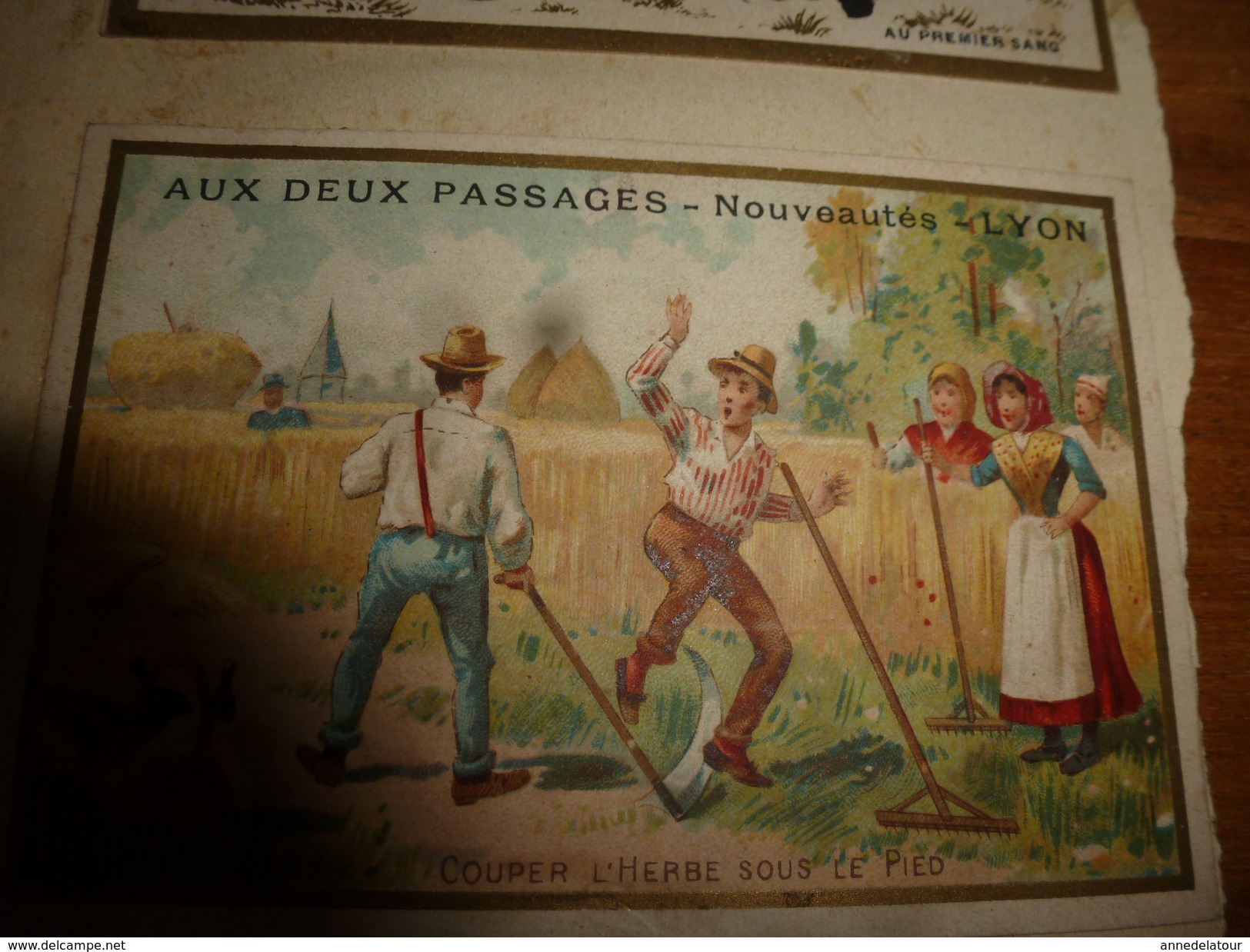 Années 1889-1920 : 4 Images Dont (Déjeuner Moyet, Duel Au 1er Sang, Nouveautés à Lyon, Chocolat Du Planteur) - Sonstige & Ohne Zuordnung